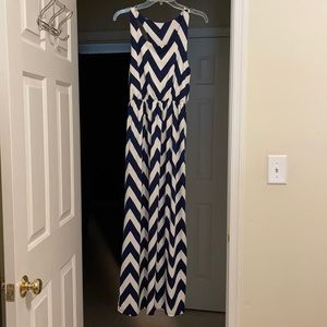 Chevron Maxi Dress
